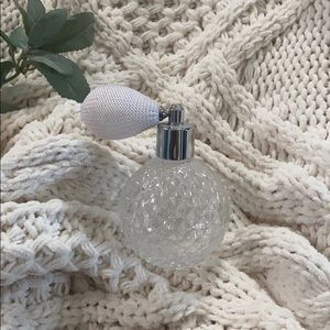 Clear crystal glass holder